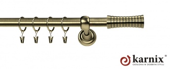 Karnisze Metalowe Rzymskie 19mm Gao antyk mosiądz