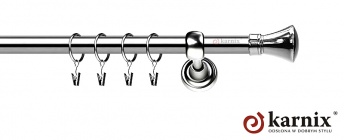 Karnisze Metalowe Rzymskie 19mm Liberty INOX