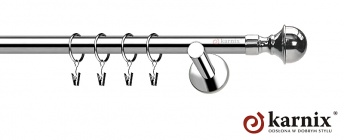 Karnisz nowoczesny NEO 19mm Bella INOX