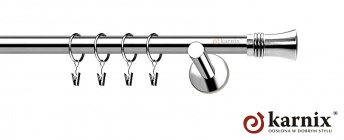Karnisz nowoczesny NEO 19mm Capri INOX