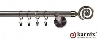 Karnisz nowoczesny NEO 19mm Cento antracyt