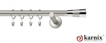 Karnisz nowoczesny NEO 19mm Doris chrom mat