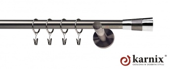 Karnisz nowoczesny NEO 19mm Doris antracyt