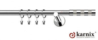 Karnisz nowoczesny NEO 19mm Etiuda INOX