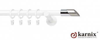 Karnisz nowoczesny NEO 19mm Falko biały