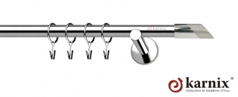 Karnisz nowoczesny NEO 19mm Falko INOX