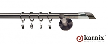 Karnisz nowoczesny NEO 19mm Falko antracyt