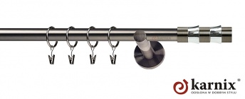 Karnisz nowoczesny NEO 19mm Fresno antracyt