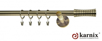 Karnisz nowoczesny NEO 19mm Gao antyk mosiądz