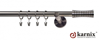 Karnisz nowoczesny NEO 19mm Gao antracyt