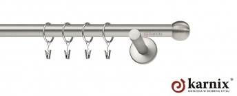 Karnisz nowoczesny NEO 19mm Kula chrom mat