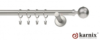 Karnisz nowoczesny NEO 19mm Kula Elegant chrom mat