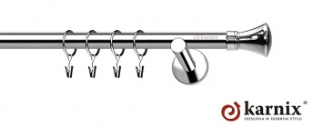 Karnisz nowoczesny NEO 19mm Liberty INOX