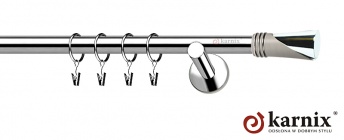 Karnisz nowoczesny NEO 19mm Loca INOX