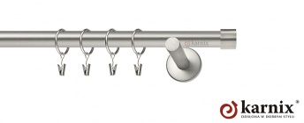 Karnisz nowoczesny NEO 19mm Luna chrom mat