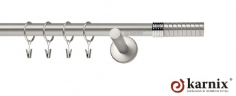 Karnisz nowoczesny NEO 19mm Optima chrom mat