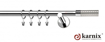 Karnisz nowoczesny NEO 19mm Optima INOX