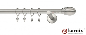 Karnisz nowoczesny NEO 19mm Owal chrom mat