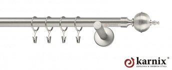 Karnisz nowoczesny NEO 19mm Roxy chrom mat