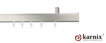 Karnisz sufitowy AVENO 31x13mm Malibu Chrom mat