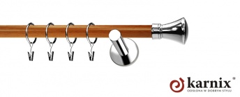 Karnisze Nowoczesne NEO Prestige 19mm Liberty INOX - calvados