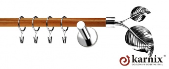 Karnisze Nowoczesne NEO Prestige 19mm Sorento INOX - calvados