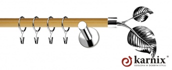 Karnisze Nowoczesne NEO Prestige 19mm Sorento INOX - pinia