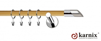 Karnisze Nowoczesne NEO Prestige 19mm Falko INOX - pinia