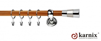 Karnisz Metalowy Prestige 19mm Doris INOX - calvados