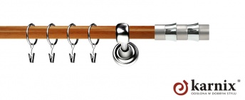 Karnisz Metalowy Prestige 19mm Fresno INOX - calvados