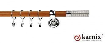 Karnisz Metalowy Prestige 19mm Optima INOX - calvados