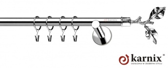 Karnisz nowoczesny NEO 25mm Gałązka INOX