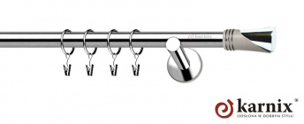 Karnisz nowoczesny NEO 25mm Loca INOX