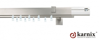 Karnisz Apartamentowy AVENO 31x13/31x13mm Siso Crystal Chrom mat