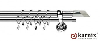 Karnisze Metalowe Rzymskie 19/19mm Falko INOX