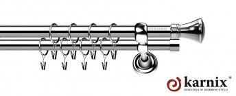 Karnisze Metalowe Rzymskie 19/19mm Liberty INOX