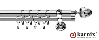 Karnisze Metalowe Rzymskie 19/19mm Milano INOX
