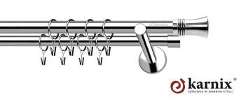 Karnisz nowoczesny NEO 19/19mm Capri INOX