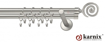 Karnisz nowoczesny NEO 19/19mm Cento chrom mat