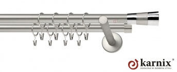 Karnisz nowoczesny NEO 19/19mm Doris chrom mat