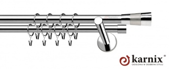 Karnisz nowoczesny NEO 19/19mm Doris INOX