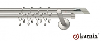 Karnisz nowoczesny NEO 19/19mm Falko chrom mat