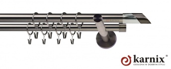 Karnisz nowoczesny NEO 19/19mm Falko antracyt