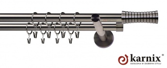 Karnisz nowoczesny NEO 19/19mm Gao antracyt