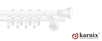 Karnisz nowoczesny NEO 19/19mm Liberty biały