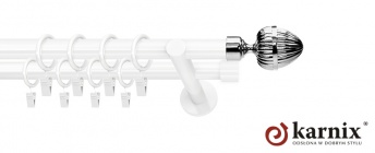 Karnisz nowoczesny NEO 19/19mm Milano biały