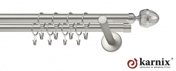 Karnisz nowoczesny NEO 19/19mm Milano chrom mat