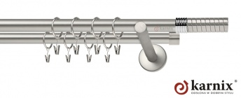 Karnisz nowoczesny NEO 19/19mm Optima chrom mat