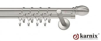 Karnisz nowoczesny NEO 19/19mm Owal chrom mat