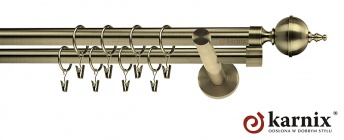 Karnisz nowoczesny NEO 19/19mm Roxy antyk mosiądz